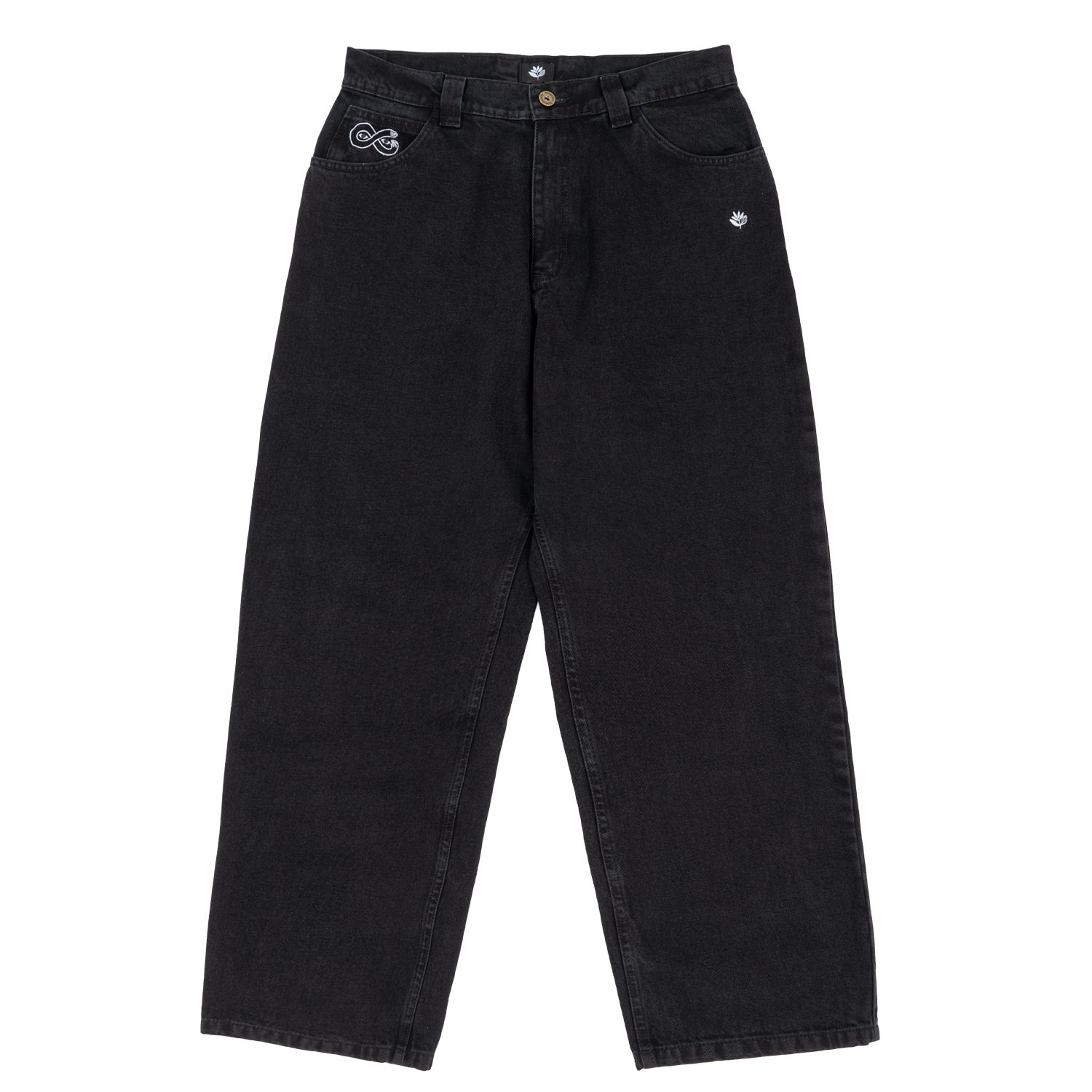 MAGENTA OG PANTS DENIM BLACK  - Tôpette Skateboards & Lifestyle